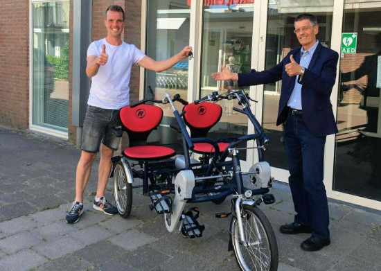 Duofiets weer beschikbaar Duofiets weer beschikbaar