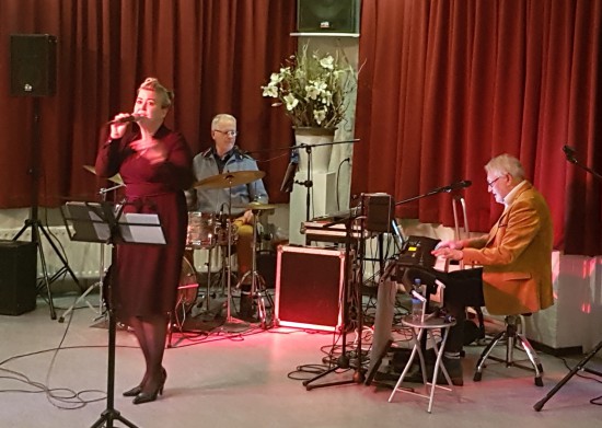 Trio Toon Lips speelde zaterdagavond in de Kruisdam