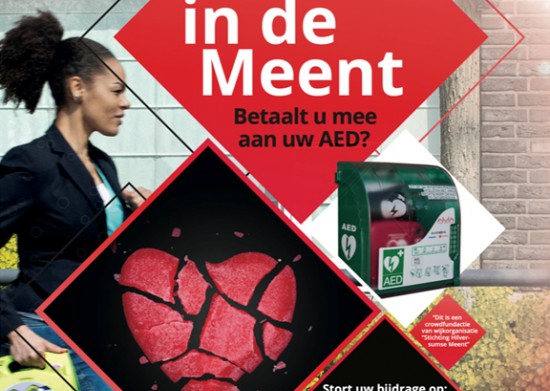 Actie voor AED's in de Meent