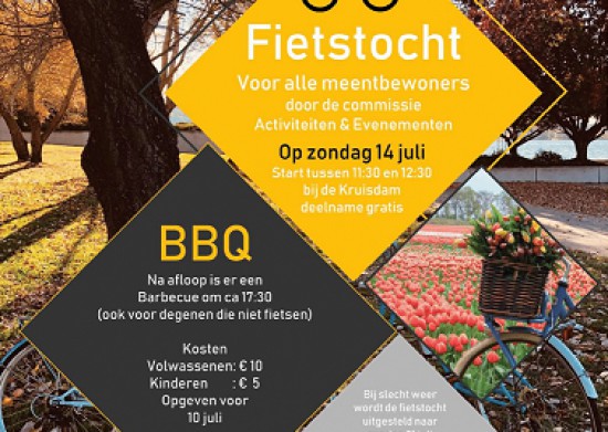 Fietstocht en BBQ 2019 Fietstocht en BBQ 2019