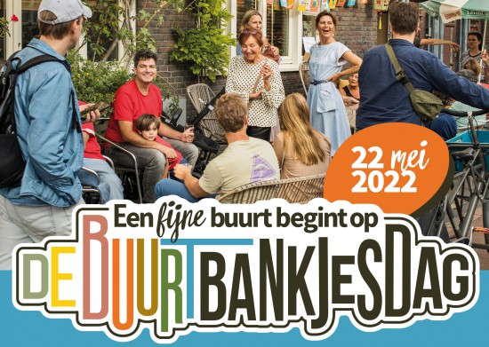 Een fijne buurt begint op de BuurtBankjesdag!