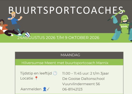 Sport & spel leeftijd: 2 t/m 12 jaar