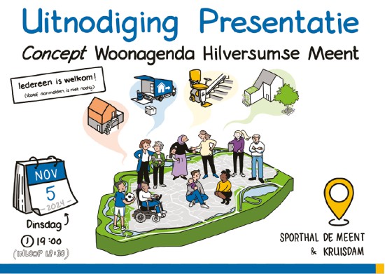 Uitnodiging Informatiemarkt: Concept Woonagenda Hilversumse Meent