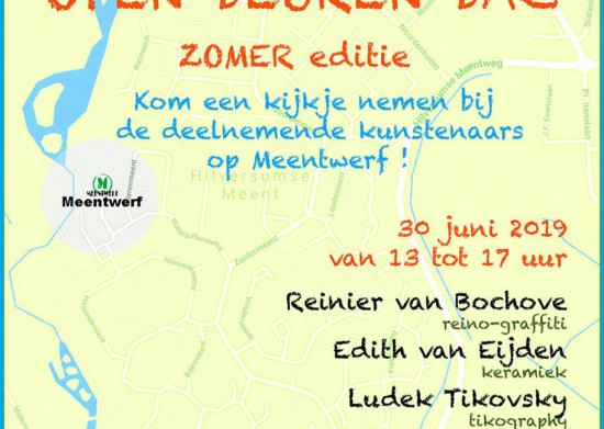 Open deurendag in de Meentwerf 30 juni 2019 Open deurendag in de Meentwerf 30 juni 2019