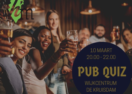 PubQuiz: Daag je vrienden uit op 10 maart!