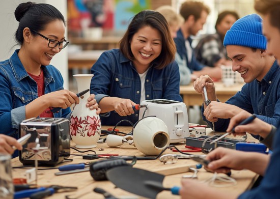 Laat je kapotte spullen deze zomer maken bij het Repair Café